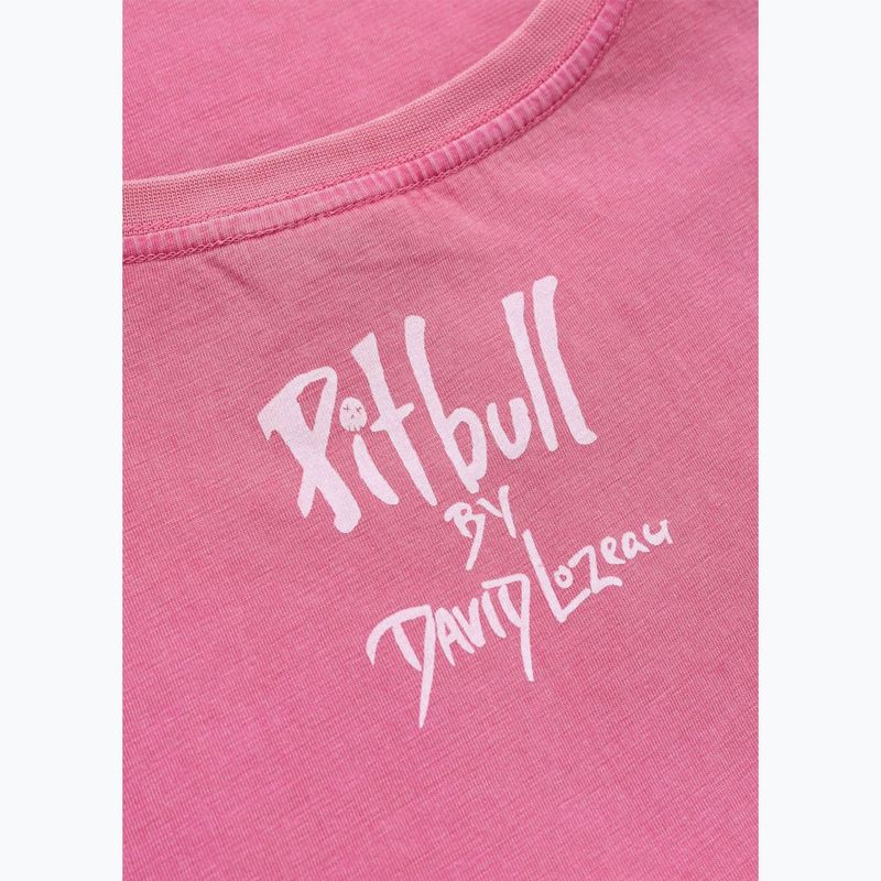 Pitbull Doubletrouble washed pink men's t-shirt 6