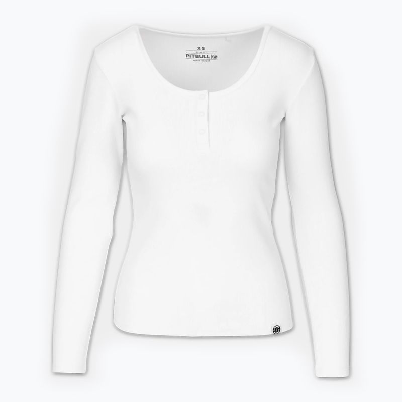 Women's longsleeve Pitbull Rib white 4