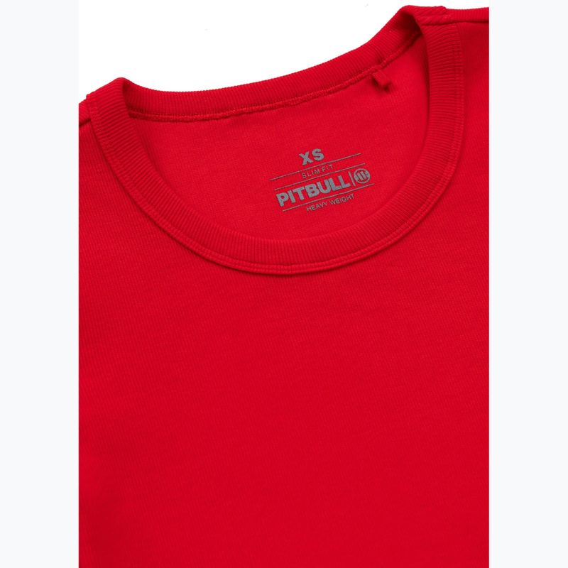 Pitbull Cropped red women's t-shirt 7