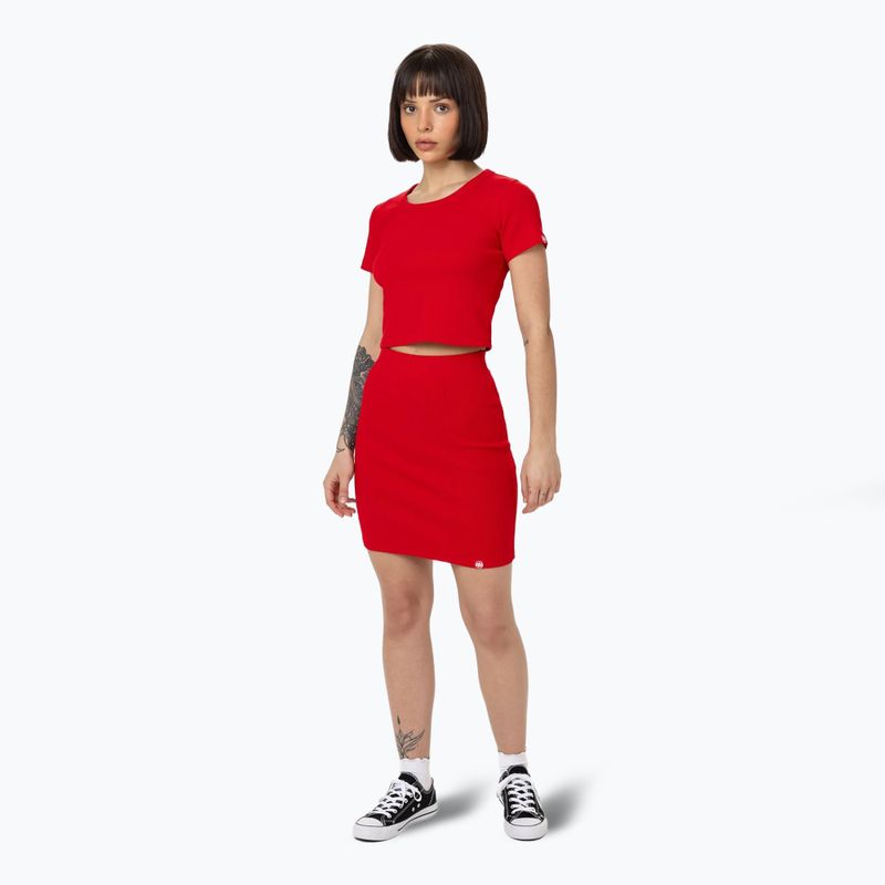 Pitbull Mini skirt red 2