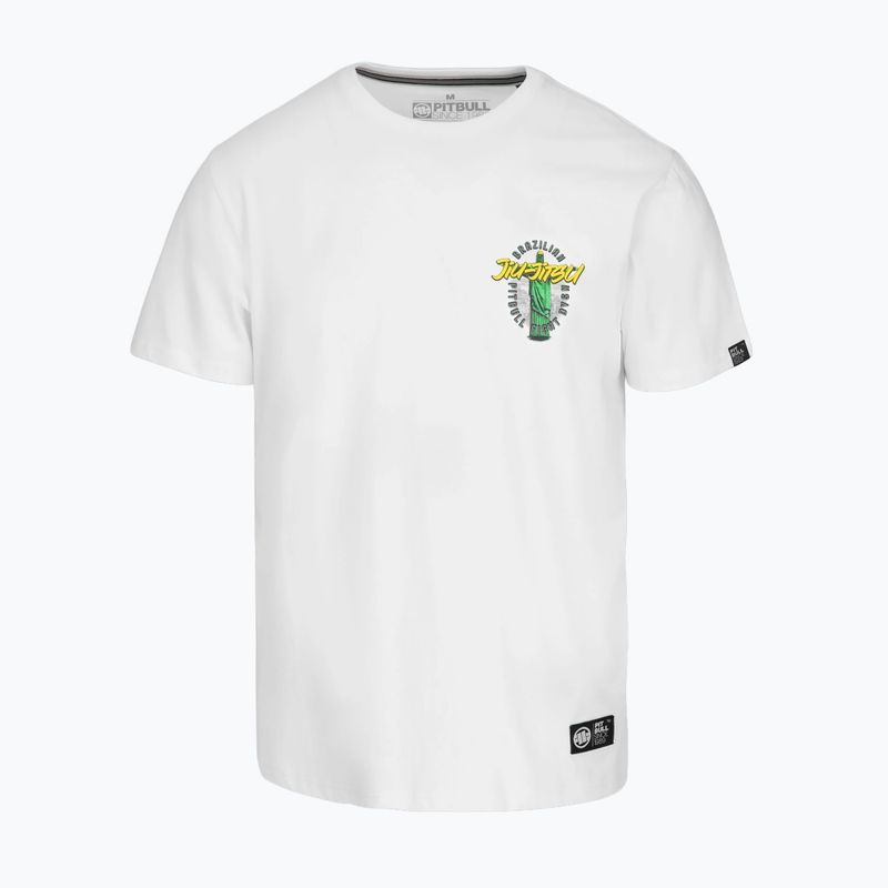 Pitbull BJJ FIGHT DVSN men's t-shirt white