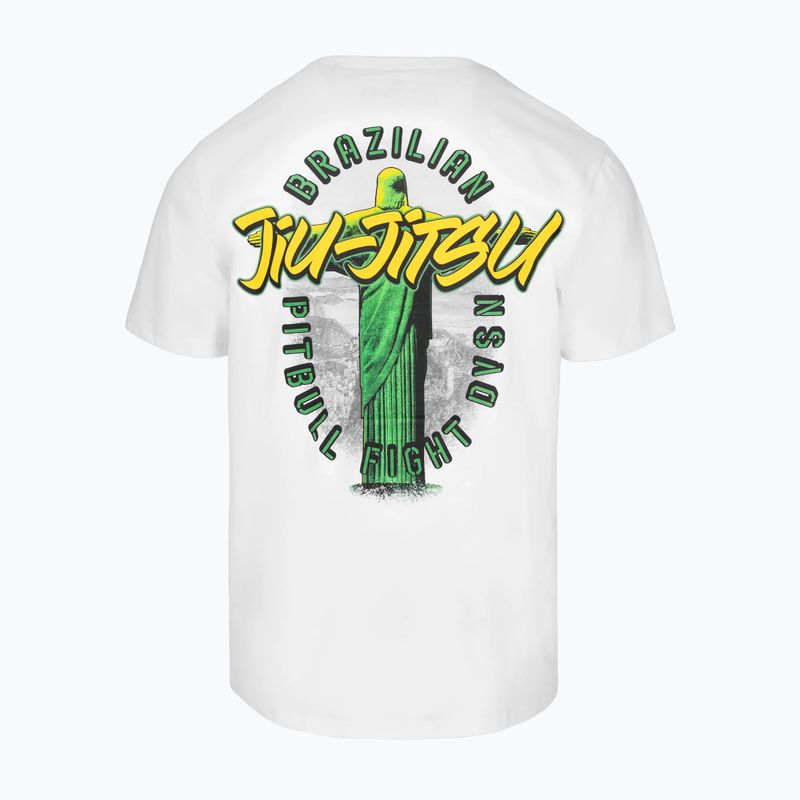 Pitbull BJJ FIGHT DVSN men's t-shirt white 2