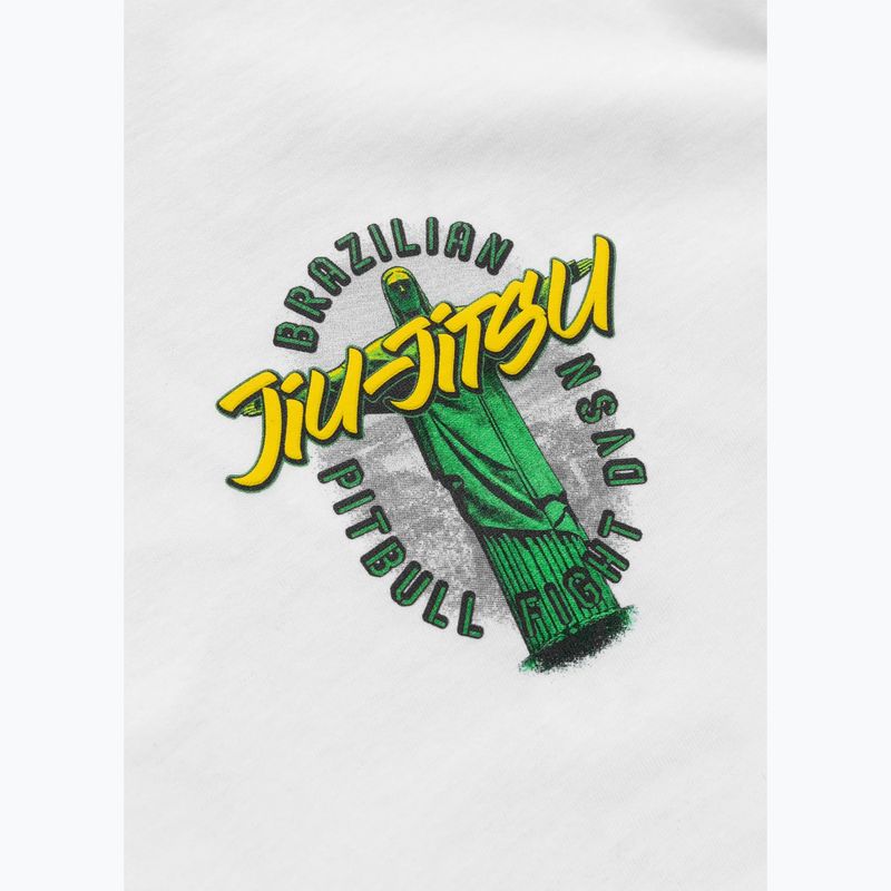 Pitbull BJJ FIGHT DVSN men's t-shirt white 4