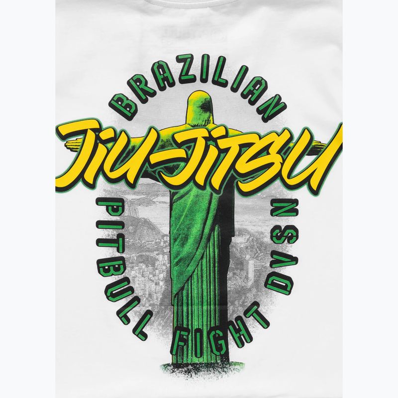Pitbull BJJ FIGHT DVSN men's t-shirt white 5