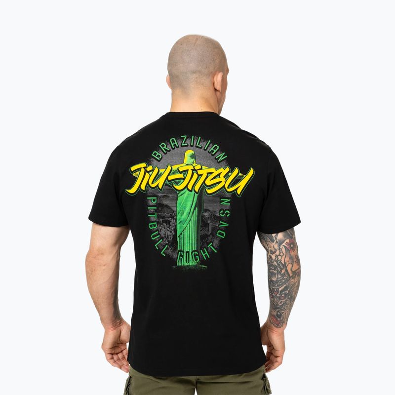 Pitbull BJJ FIGHT DVSN men's t-shirt black 3