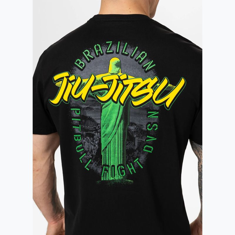 Pitbull BJJ FIGHT DVSN men's t-shirt black 4