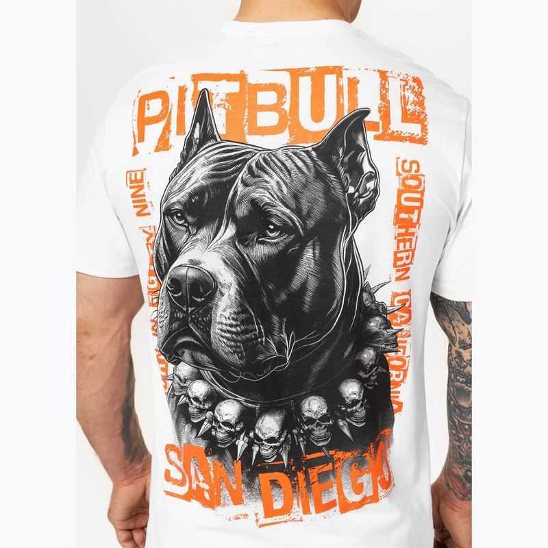Men's Pitbull Blacky white t-shirt 4
