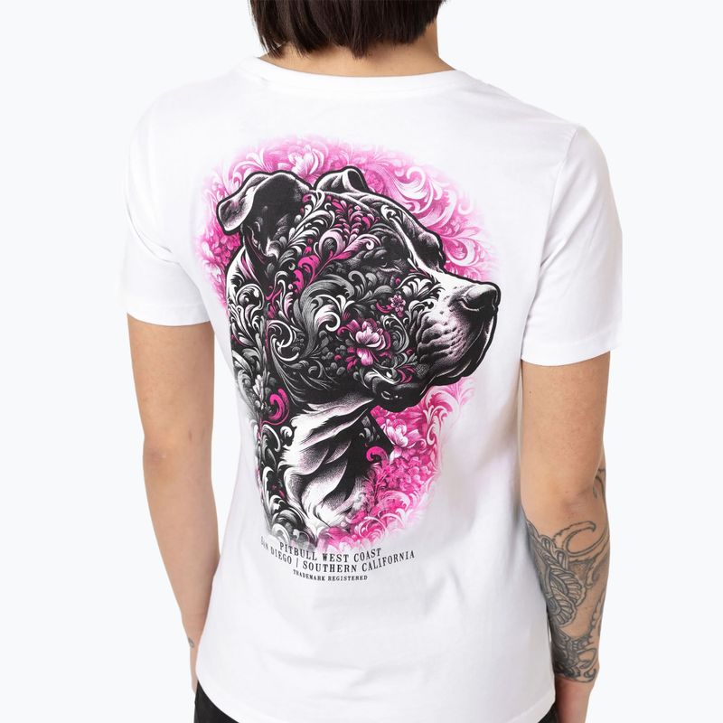 Pitbull Tattoo women's t-shirt white 3