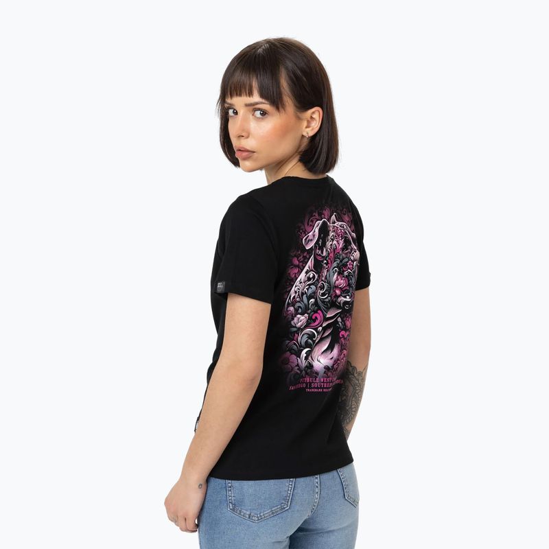 Pitbull Tattoo women's t-shirt black 3