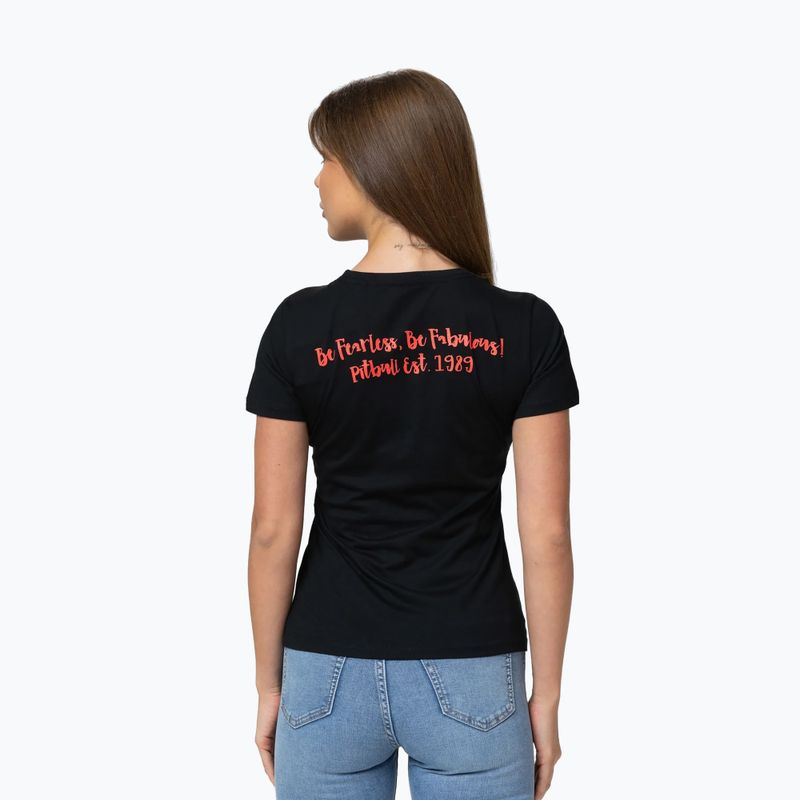 Pitbull women's t-shirt Happy Pit 2 black 3