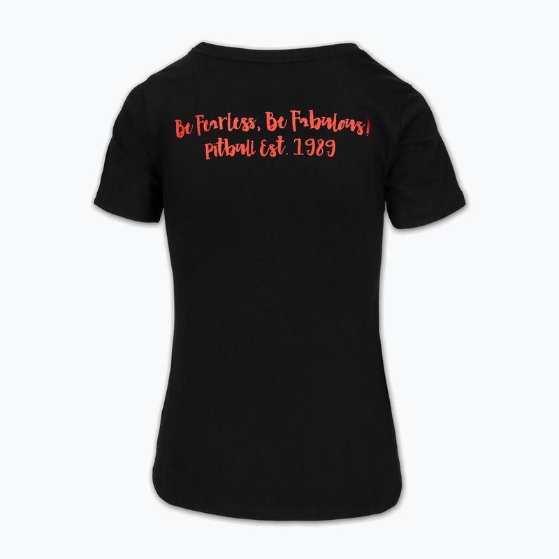 Pitbull women's t-shirt Happy Pit 2 black 2