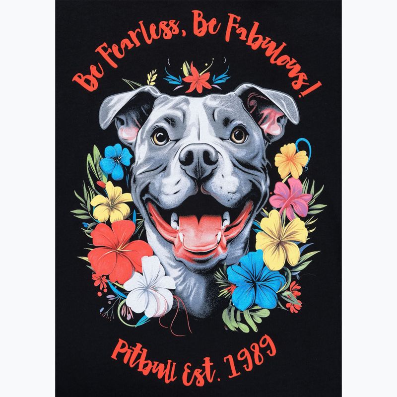 Pitbull women's t-shirt Happy Pit 2 black 4