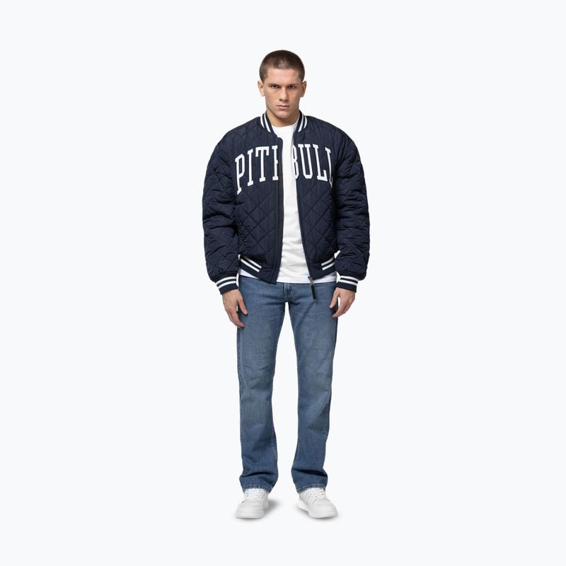 Men's jacket Pitbull Jupiter Padded Baseball dark navy 2