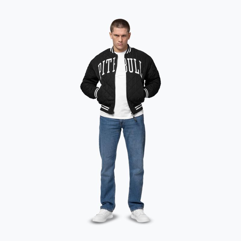 Men's jacket Pitbull Jupiter Padded Baseball black 2
