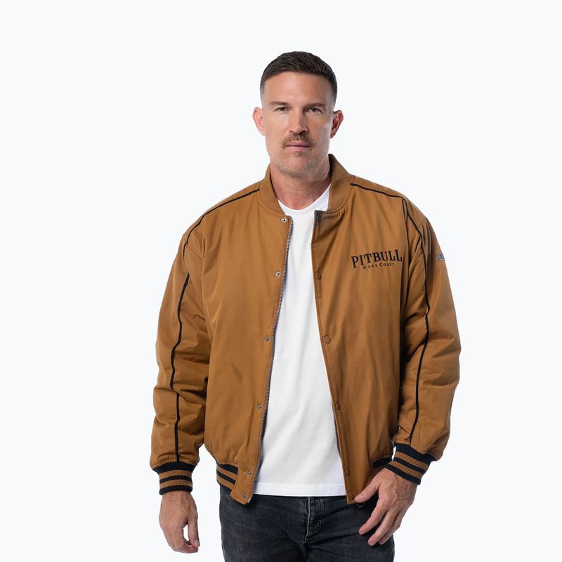 Men's jacket Pitbull Radford Baseball honey yellow 4