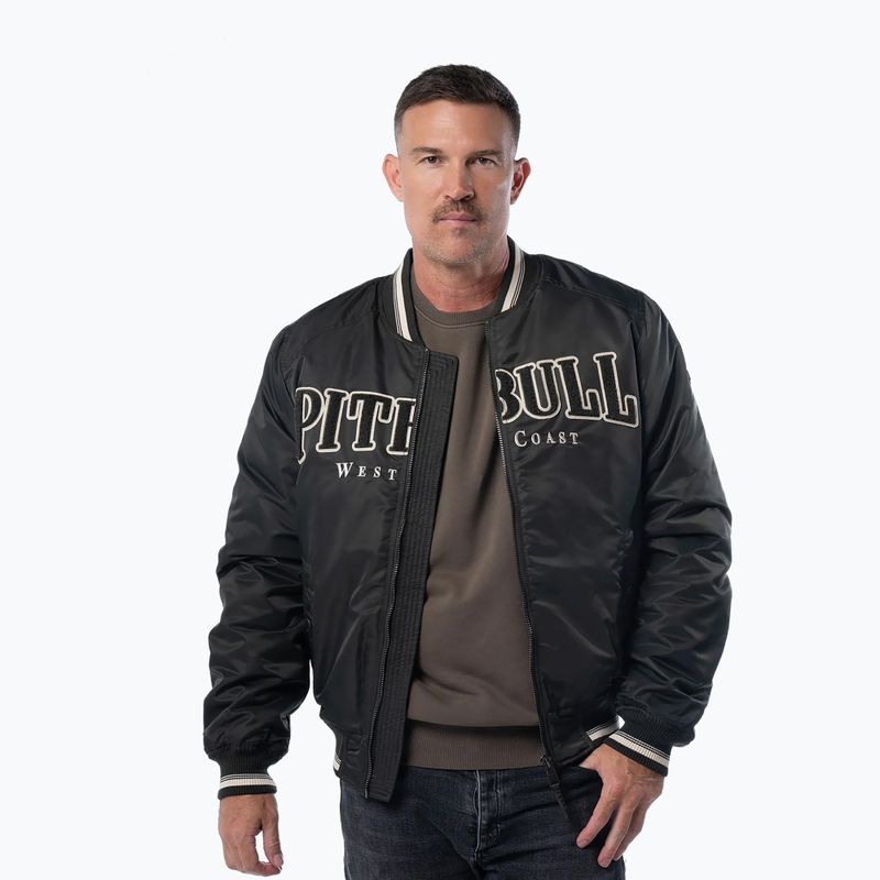 Men's jacket Pitbull Detroit Baseball black