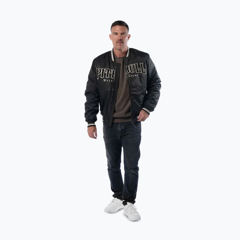 Men's jacket Pitbull Detroit Baseball black 2