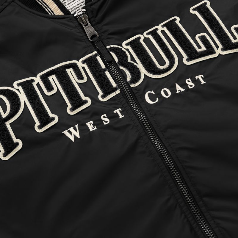 Men's jacket Pitbull Detroit Baseball black 4