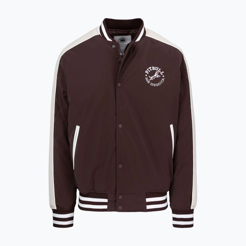 Men's jacket Pitbull Manolito Baseball burgundy 7
