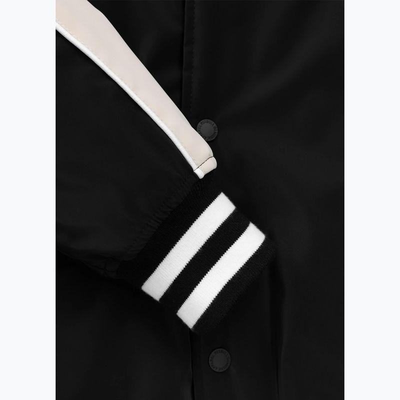 Men's jacket Pitbull Manolito Baseball black/white 12