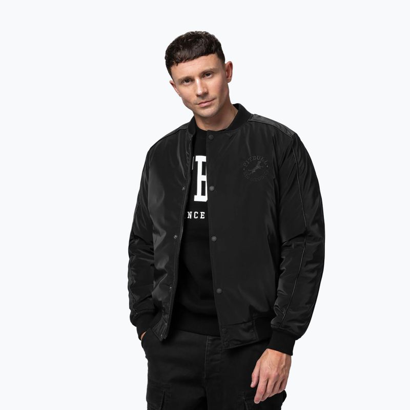 Men's jacket Pitbull Manolito Baseball black/black 4