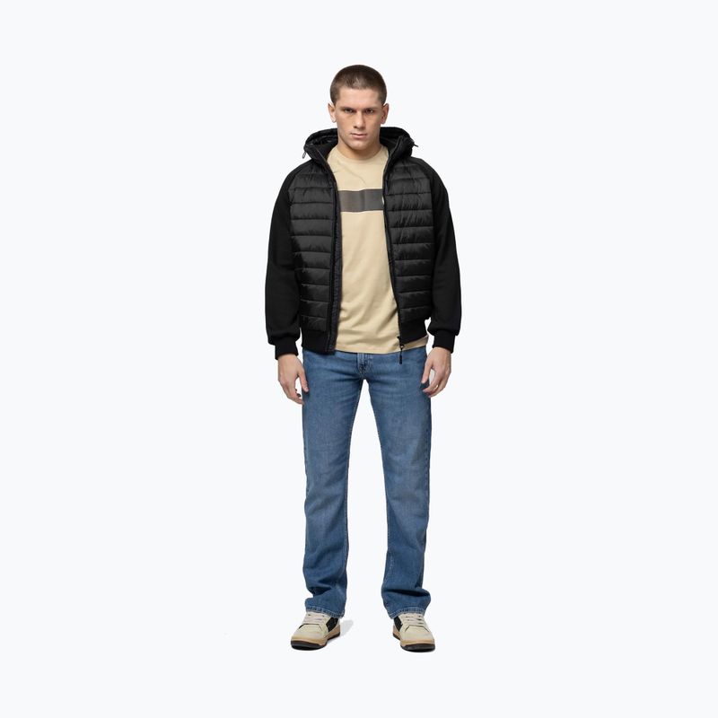 Men's jacket Pitbull Palomar Padded Hooded Hybrid black 2