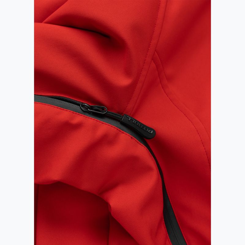 Men's winter jacket Pitbull Padded Rockfish Hooded fluo/red 5