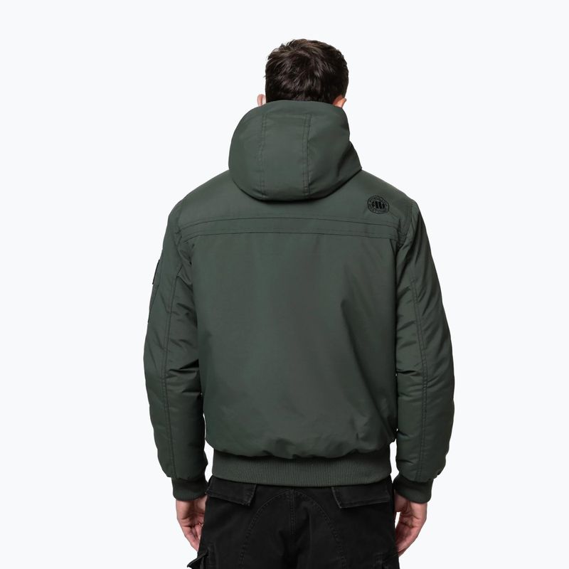 Men's winter jacket Pitbull Balboa 2 Hooded dark green 3