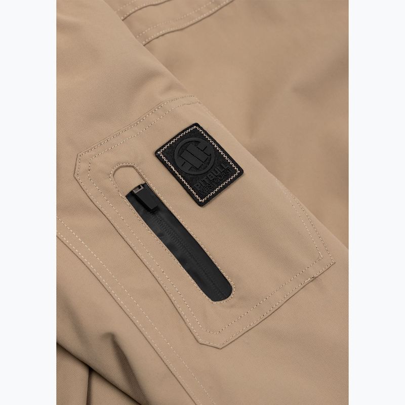 Men's winter jacket Pitbull Balboa 2 Hooded dark sand 10