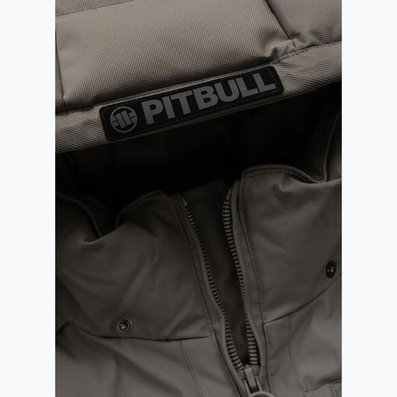 Men's winter jacket Pitbull Patton Quilted Hooded taupe 9