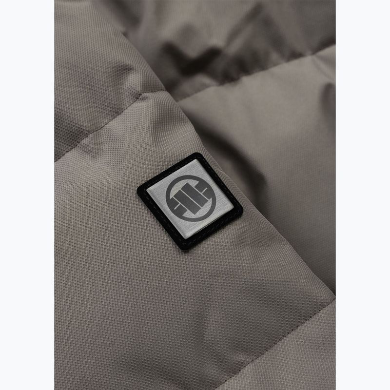 Men's winter jacket Pitbull Patton Quilted Hooded taupe 10