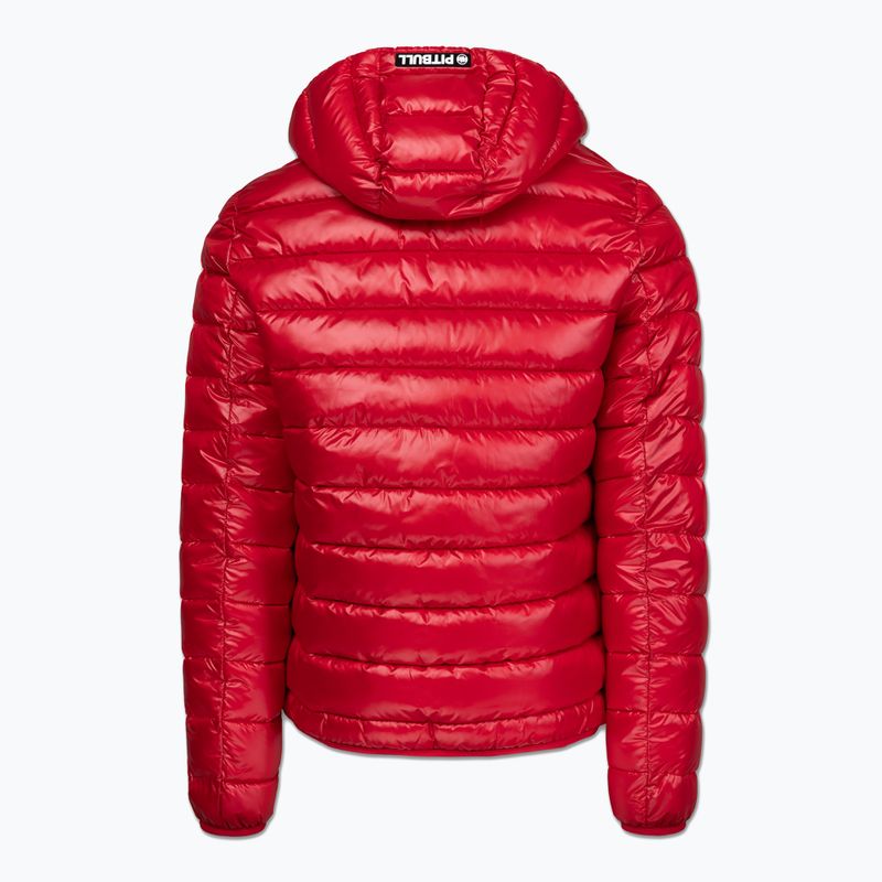 Men's winter jacket Pitbull Shatto Quilted Hooded red/black 2