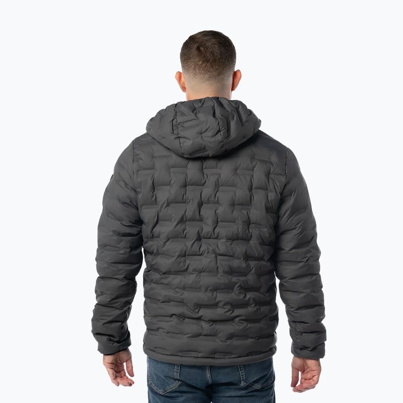 Men's winter jacket Pitbull Camino Quilted Hooded graphite 3