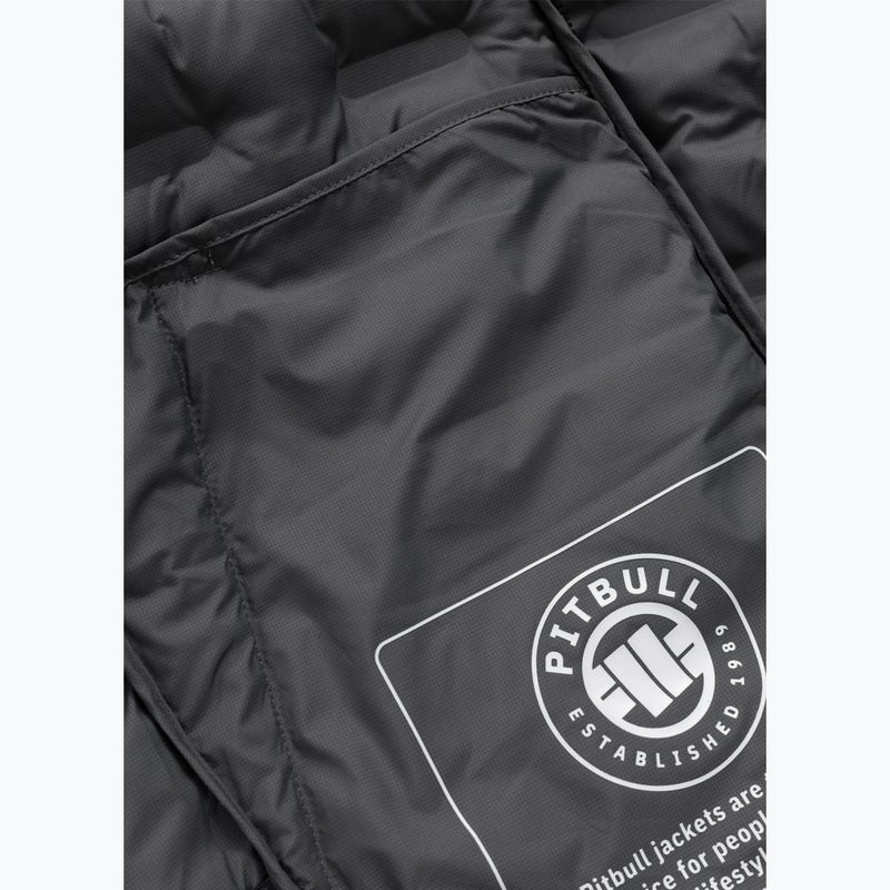 Men's winter jacket Pitbull Camino Quilted Hooded graphite 10