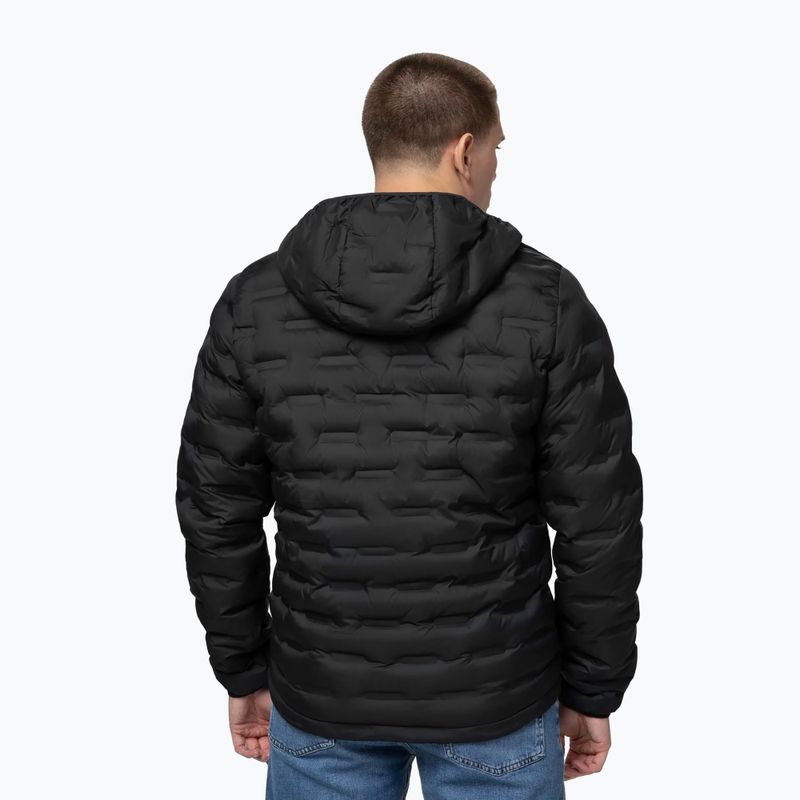 Men's winter jacket Pitbull Camino Quilted Hooded black 3