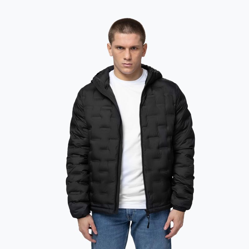 Men's winter jacket Pitbull Camino Quilted Hooded black 4