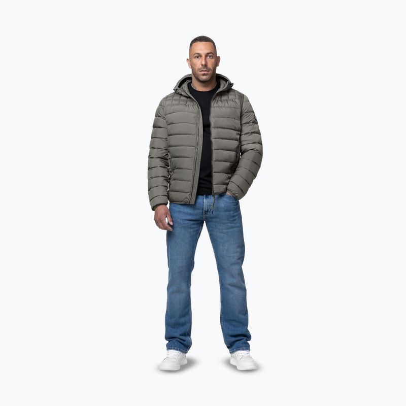 Men's winter jacket Pitbull Foothill Hooded Padded taupe 2