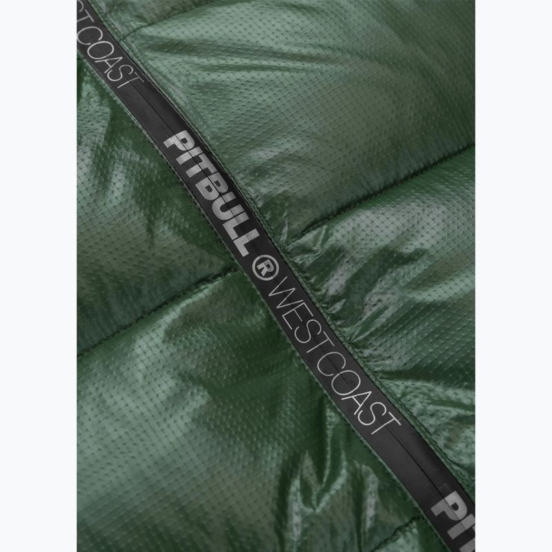 Men's winter jacket Pitbull Pepperwood Ribstop Padded Hooded black/green 11