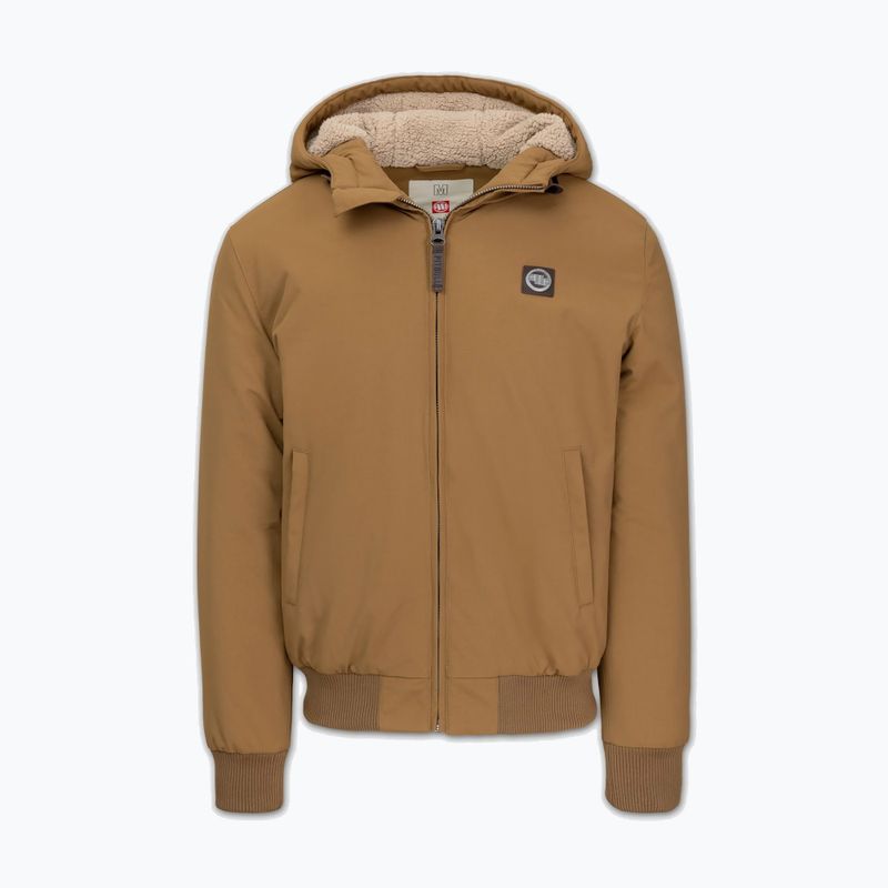 Men's winter jacket Pitbull Elkwood 3 Sherpa Hooded honney yellow 3