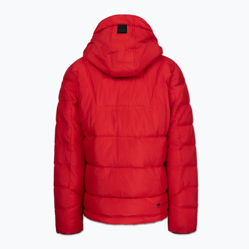 Men's winter jacket Pitbull Piedmont Quilted Hooded fluo/red 2