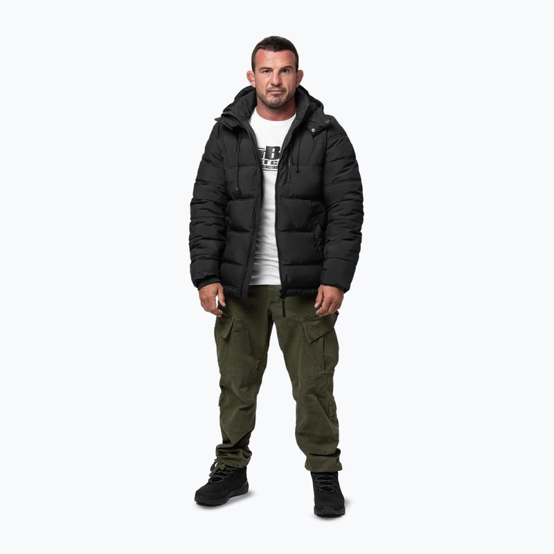 Men's winter jacket Pitbull Piedmont Quilted Hooded black 2