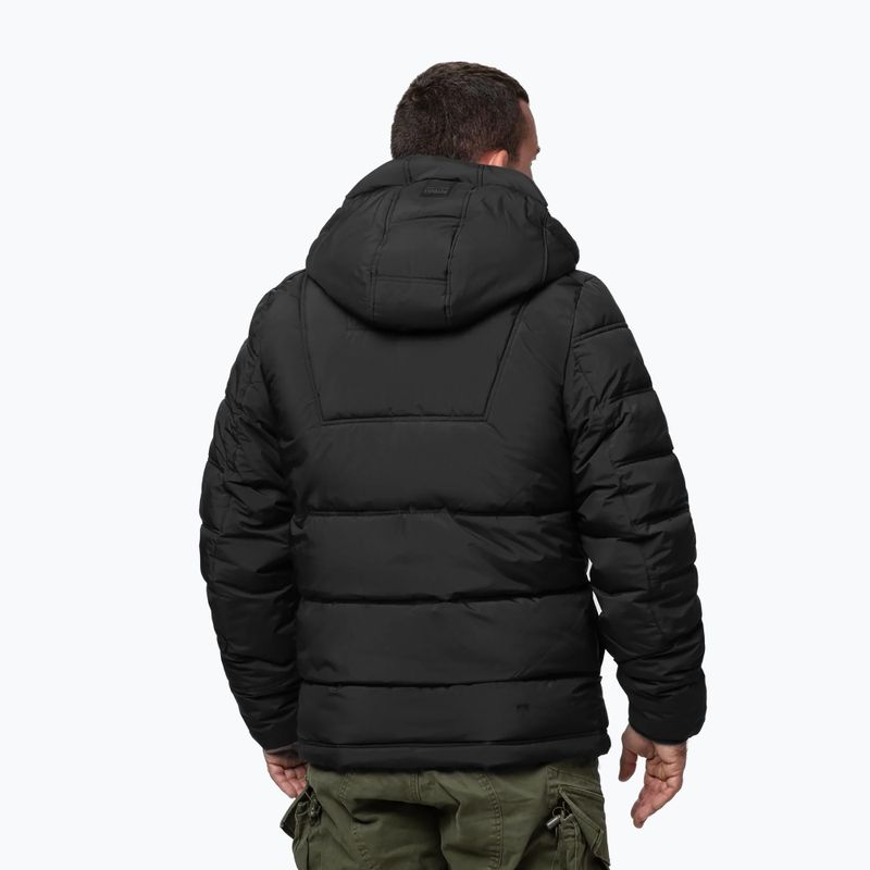 Men's winter jacket Pitbull Piedmont Quilted Hooded black 3