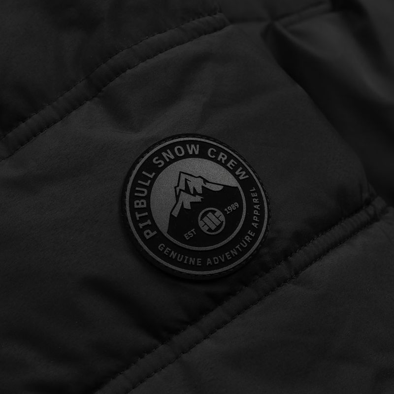 Men's winter jacket Pitbull Piedmont Quilted Hooded black 7