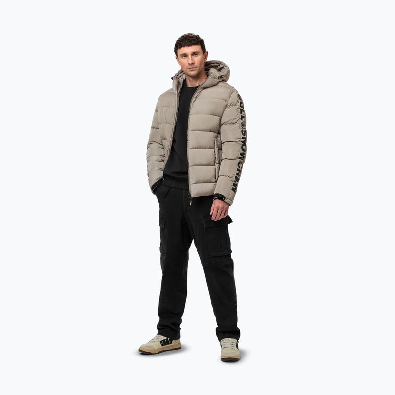 Men's winter jacket Pitbull Airway 4 Padded Hooded pale sand 2