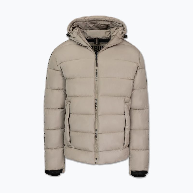 Men's winter jacket Pitbull Airway 4 Padded Hooded pale sand 7