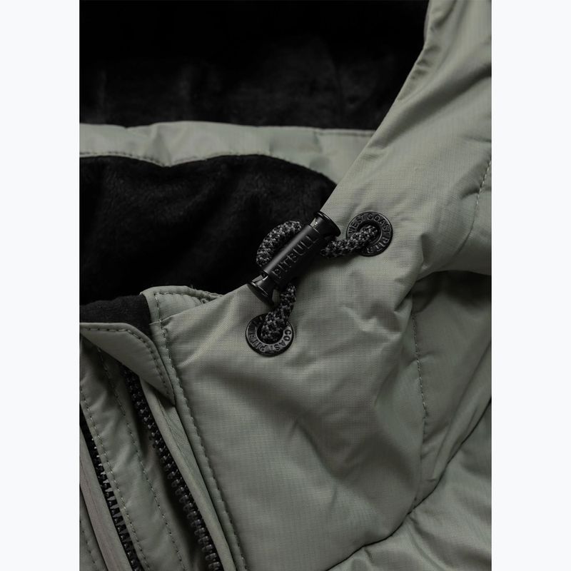 Men's winter jacket Pitbull Crestline Padded Hooded dusty salvia 7