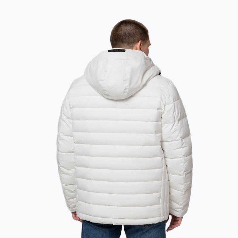 Men's winter jacket Pitbull Crestline Padded Hooded off white 3