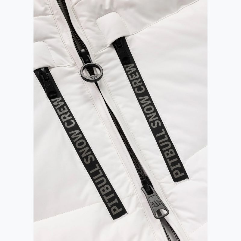 Men's winter jacket Pitbull Crestline Padded Hooded off white 11