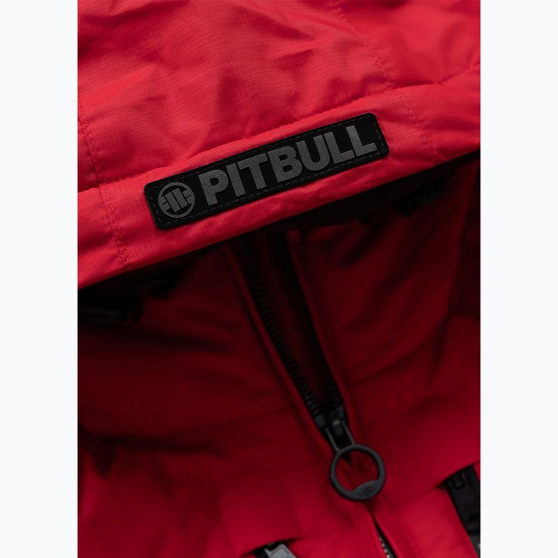 Men's winter jacket Pitbull Crestline Padded Hooded red 10