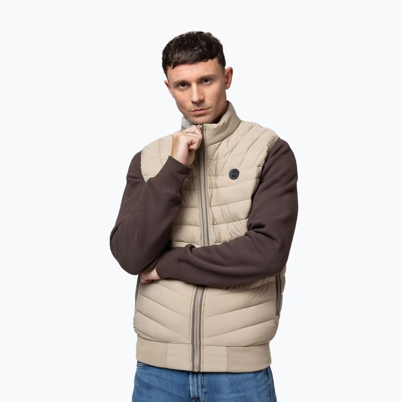 Men's gilet Pitbull Naylor Padded pale sand 4